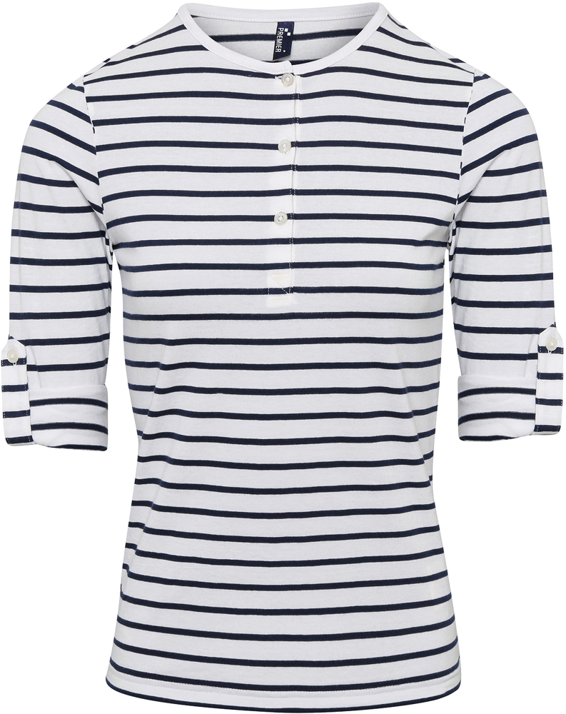 White / navy