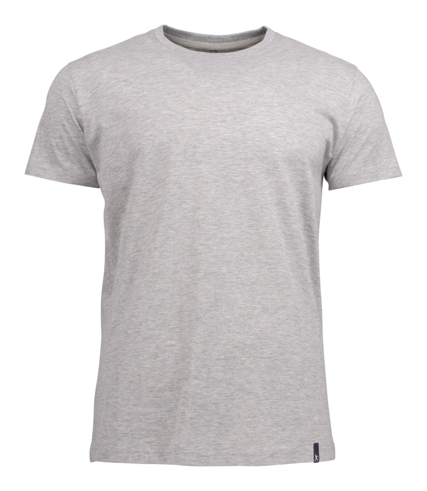 American U T-Shirt Heren - Asgrijs