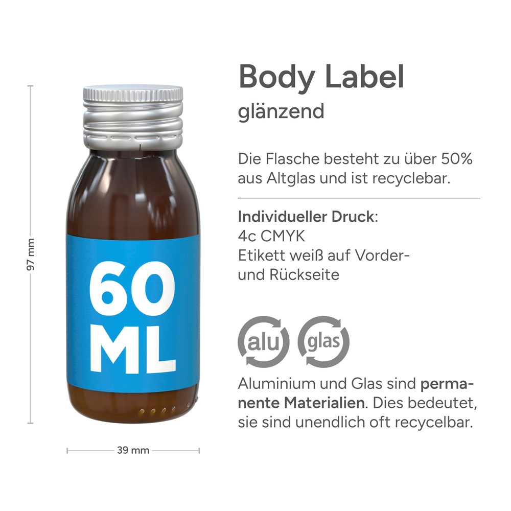 60 ml Vitamin-Schot "Oranje-Gember"