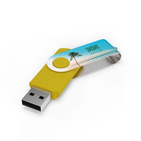 USB Stick Twister- Geel- 16GB 2.0