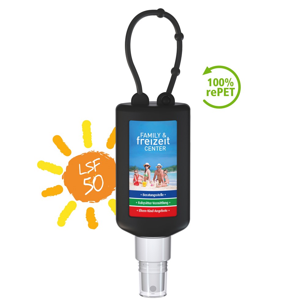 Sun Protection Spray SPF 50, 50 ml Bumper (zwart), Body Label